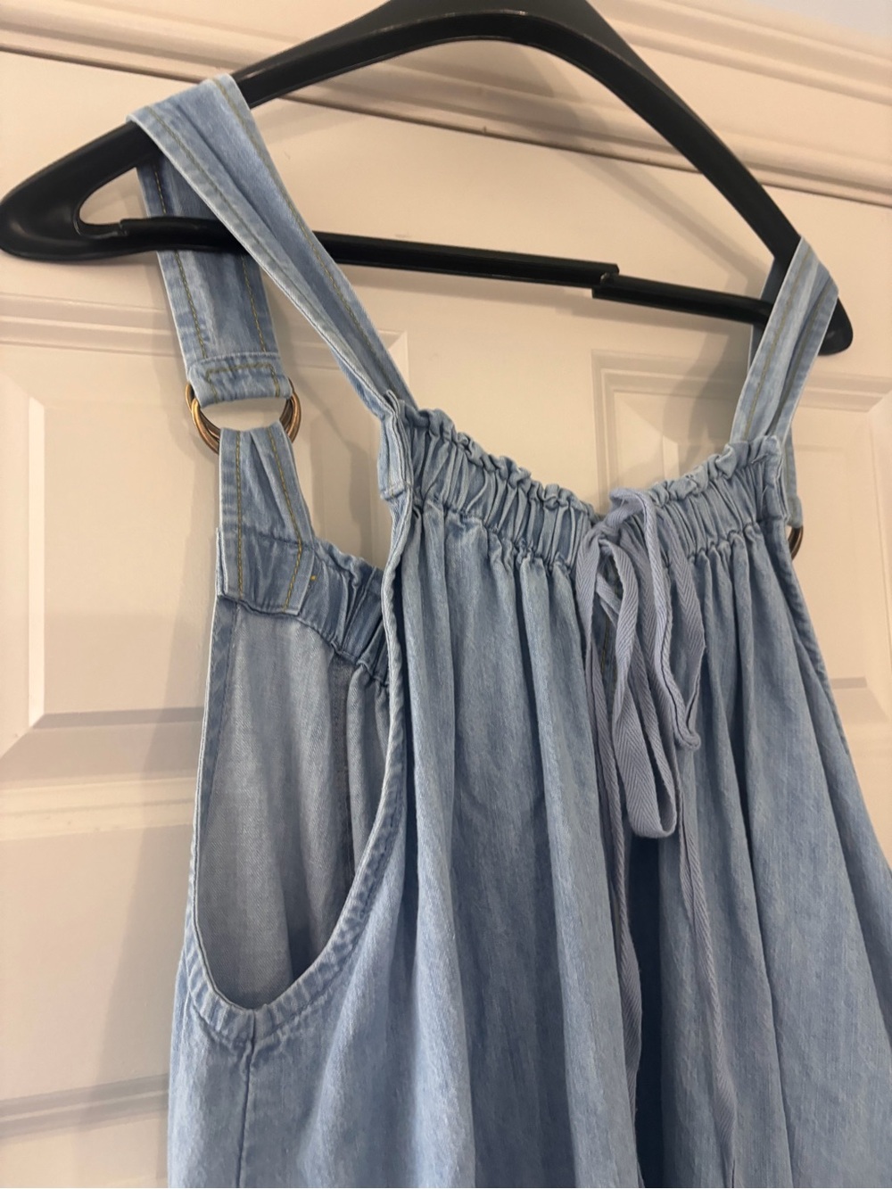 New Free People Machu Barrel Overall Midi Dress - Picture 13 of 16